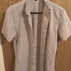 Givenchy Light Gray Casual Button Down Shirt